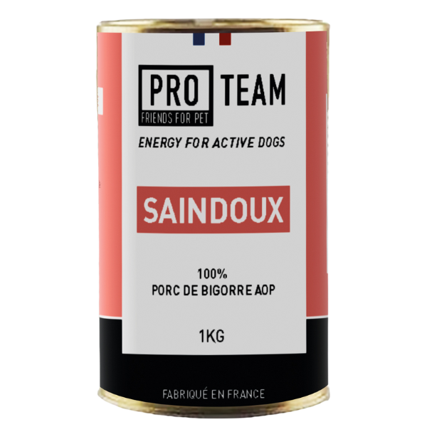 PRO TEAM SAINDOUX - complément alimentaire chien - 1KG