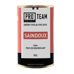 PRO TEAM SAINDOUX - complément alimentaire pour chien actif - 1kg