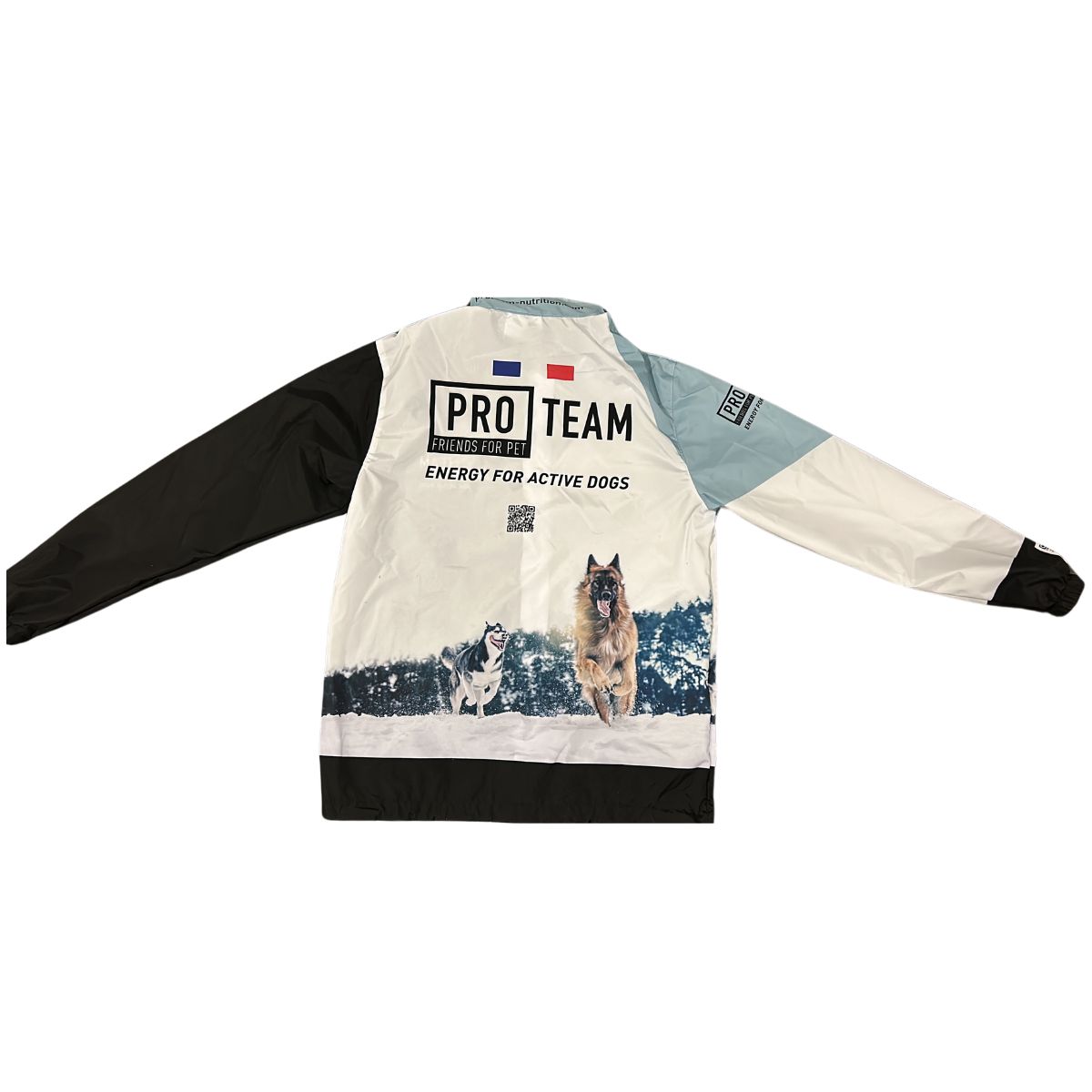 veste coupe vent eleveur de chien