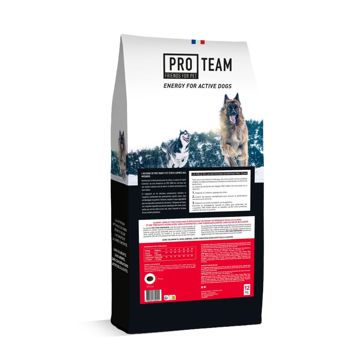 croquette pour chien sportif proteam endurance 4400
