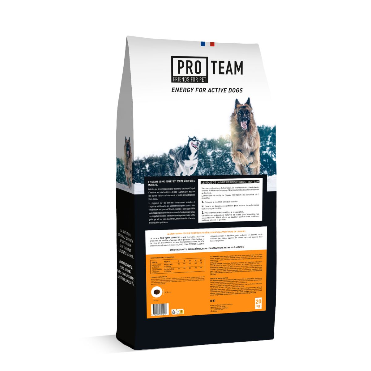 croquette pour chien sportif proteam essentiel 3800