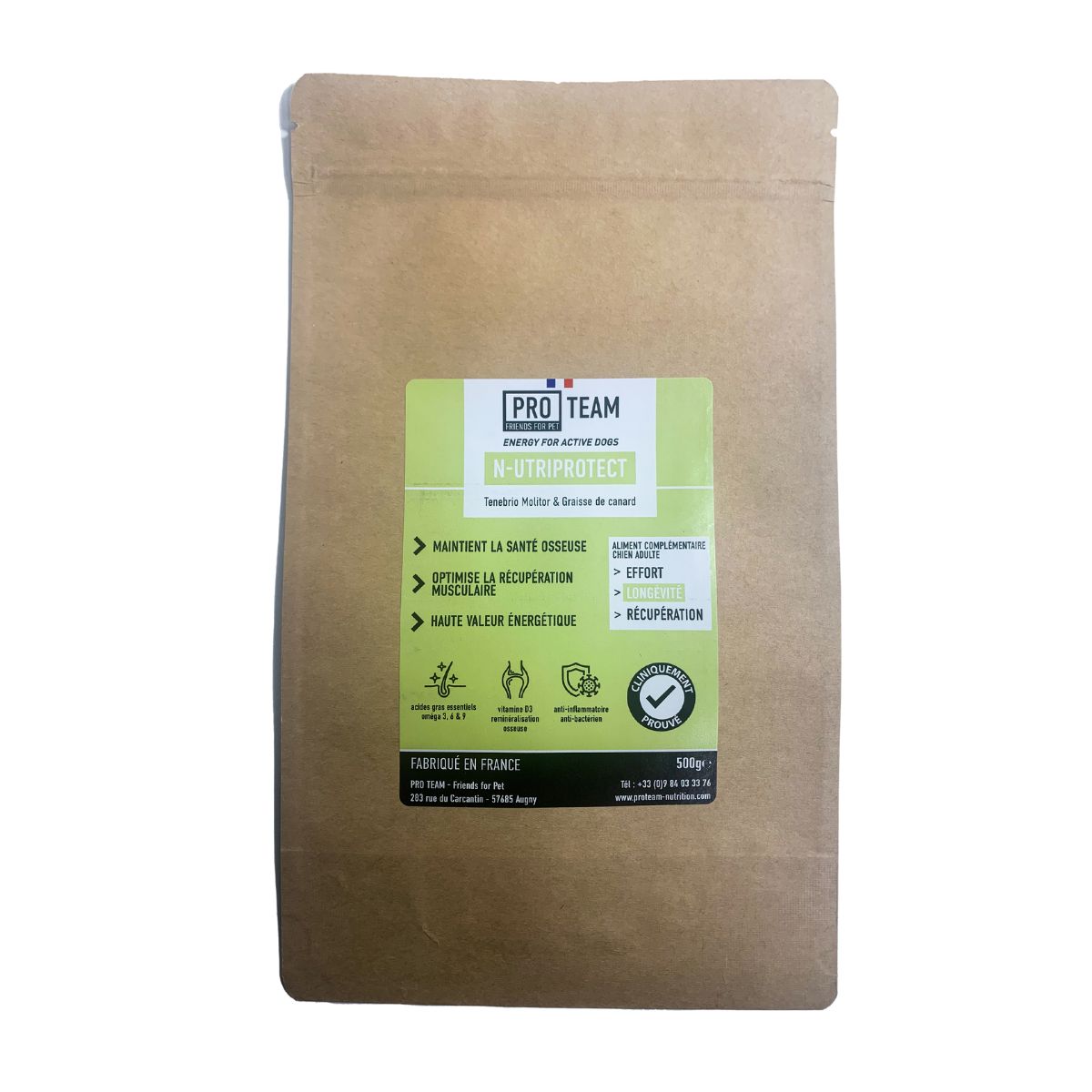 complement alimentaire pour chien sportif