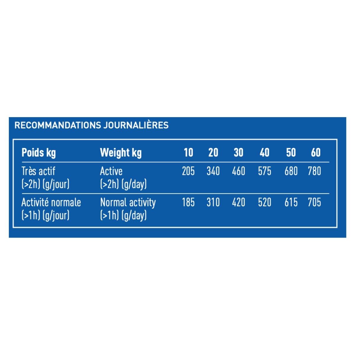 croquette pour chien sportif proteam puissance 4000