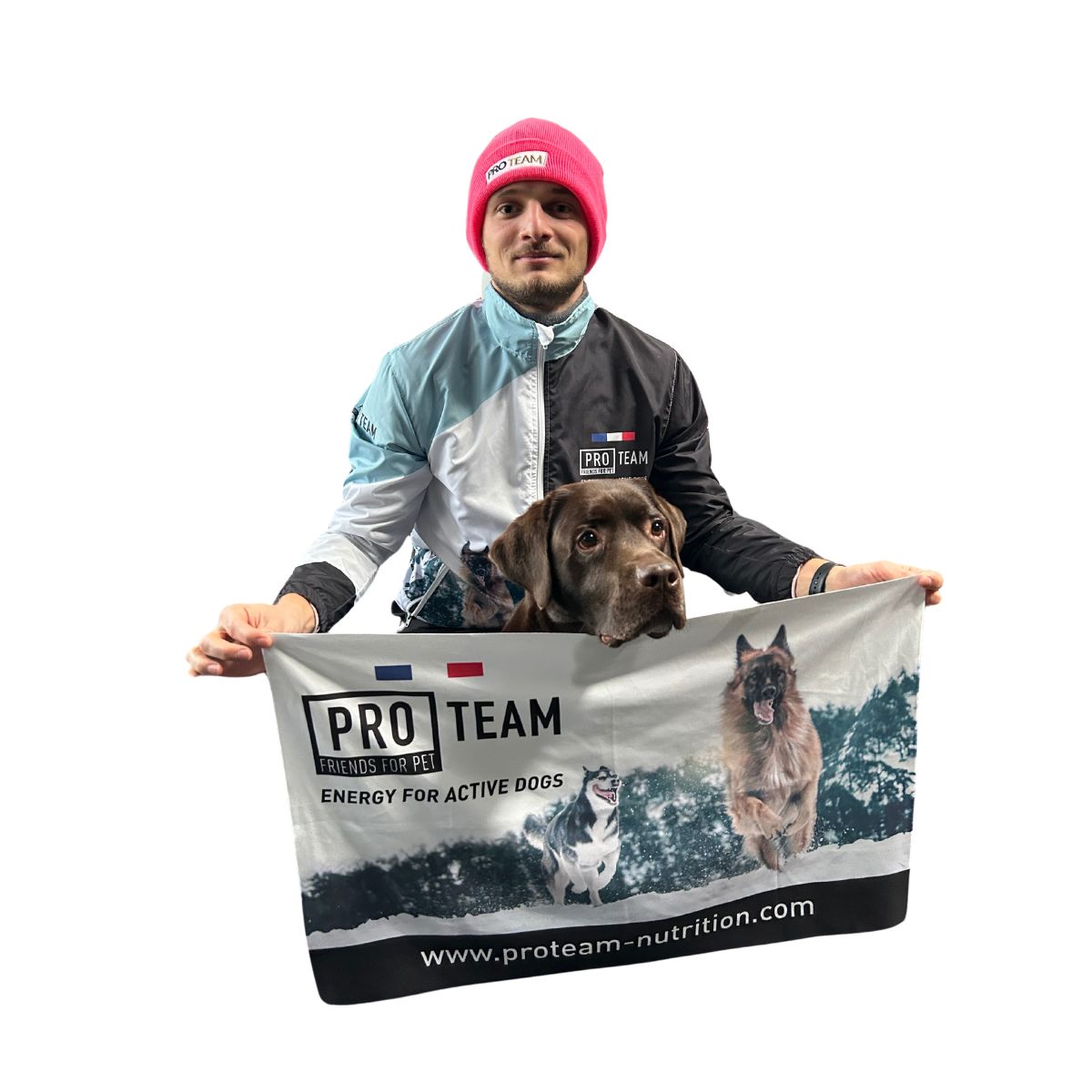 serviette en microfibre chien proteam