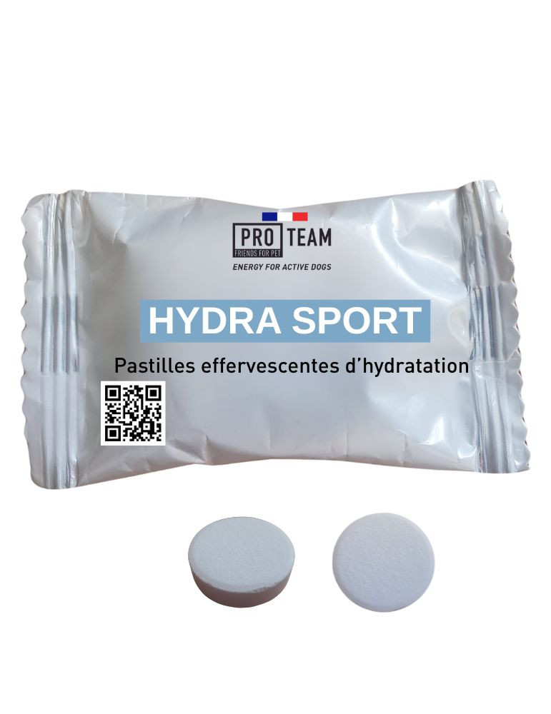 PRO TEAM HYDRA SPORT – Pastilles effervescentes d’hydratation pour chiens sportifs – Image 2