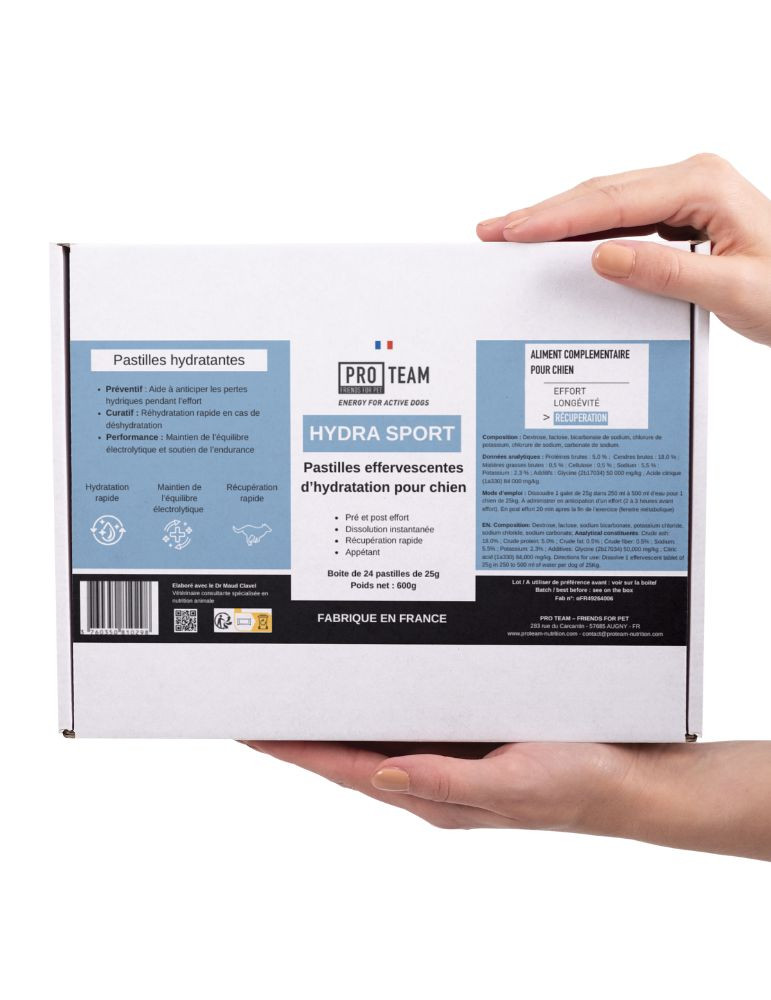 PRO TEAM HYDRA SPORT – Effervescent hydration tablets for sporting dogs - Image 2