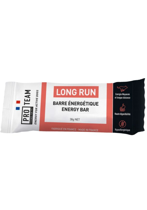 PRO TEAM LONG RUN- Complément alimentaire – Barre énergétique – Hypoallergénique – Hyperdigestible